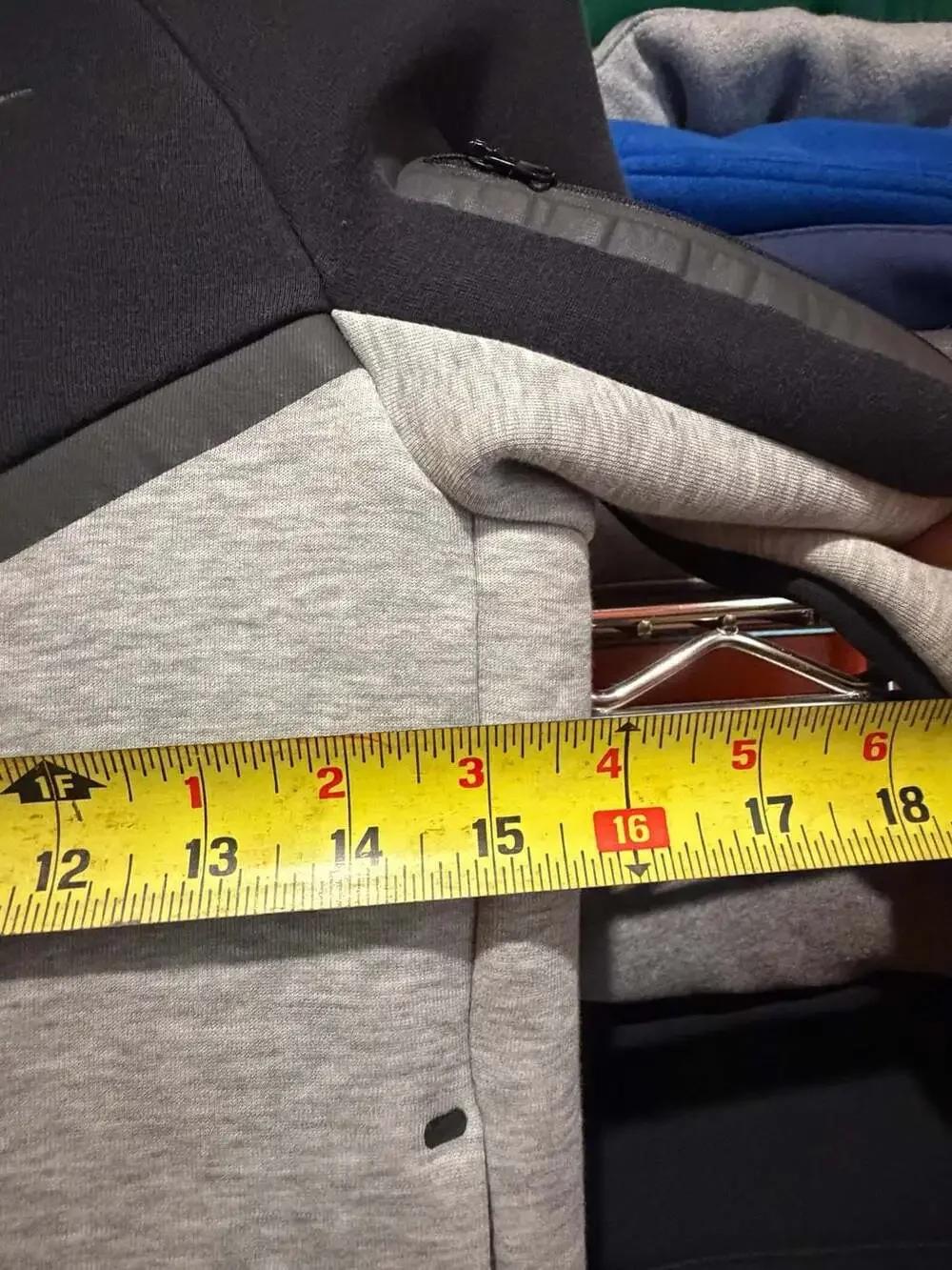 Nike Tech Fleece Windrunner Full-Zip Hoodie - Black/Grey Youth Medium